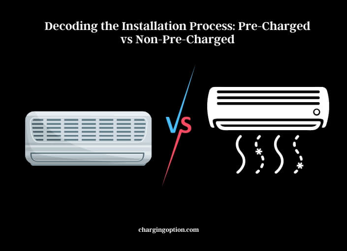 decoding the installation process pre-charged vs non-pre-charged