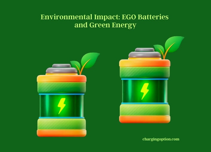 environmental impact ego batteries and green energy