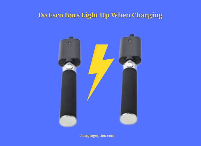 Do Esco Bars Light Up When Charging? Charging Option