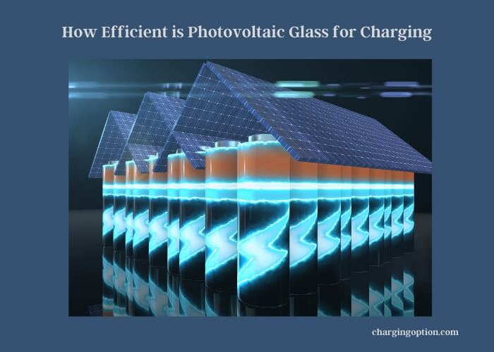 how efficient is photovoltaic glass for charging