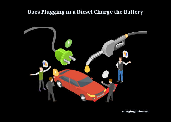 does plugging in a diesel charge the battery