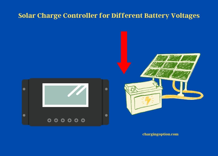 solar charge controller for different battery voltages