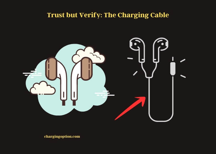 trust but verify the charging cable