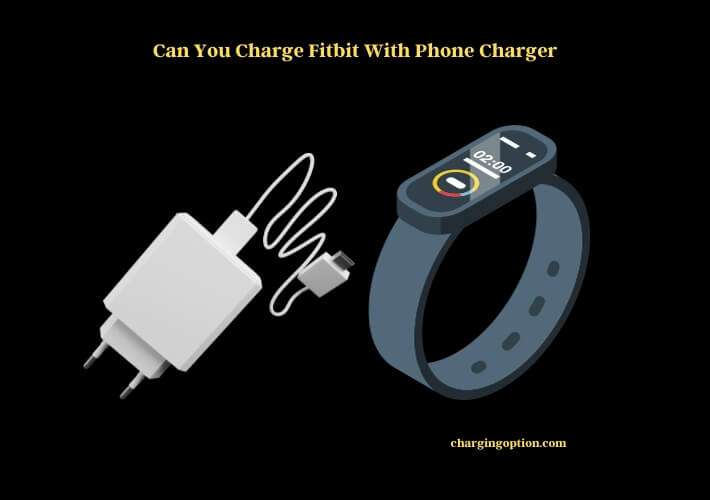 can you charge fitbit with phone charger