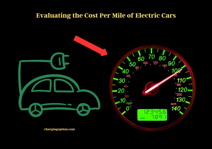 evaluating the cost per mile of electric cars