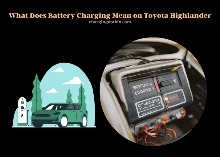 what does battery charging mean on toyota highlander